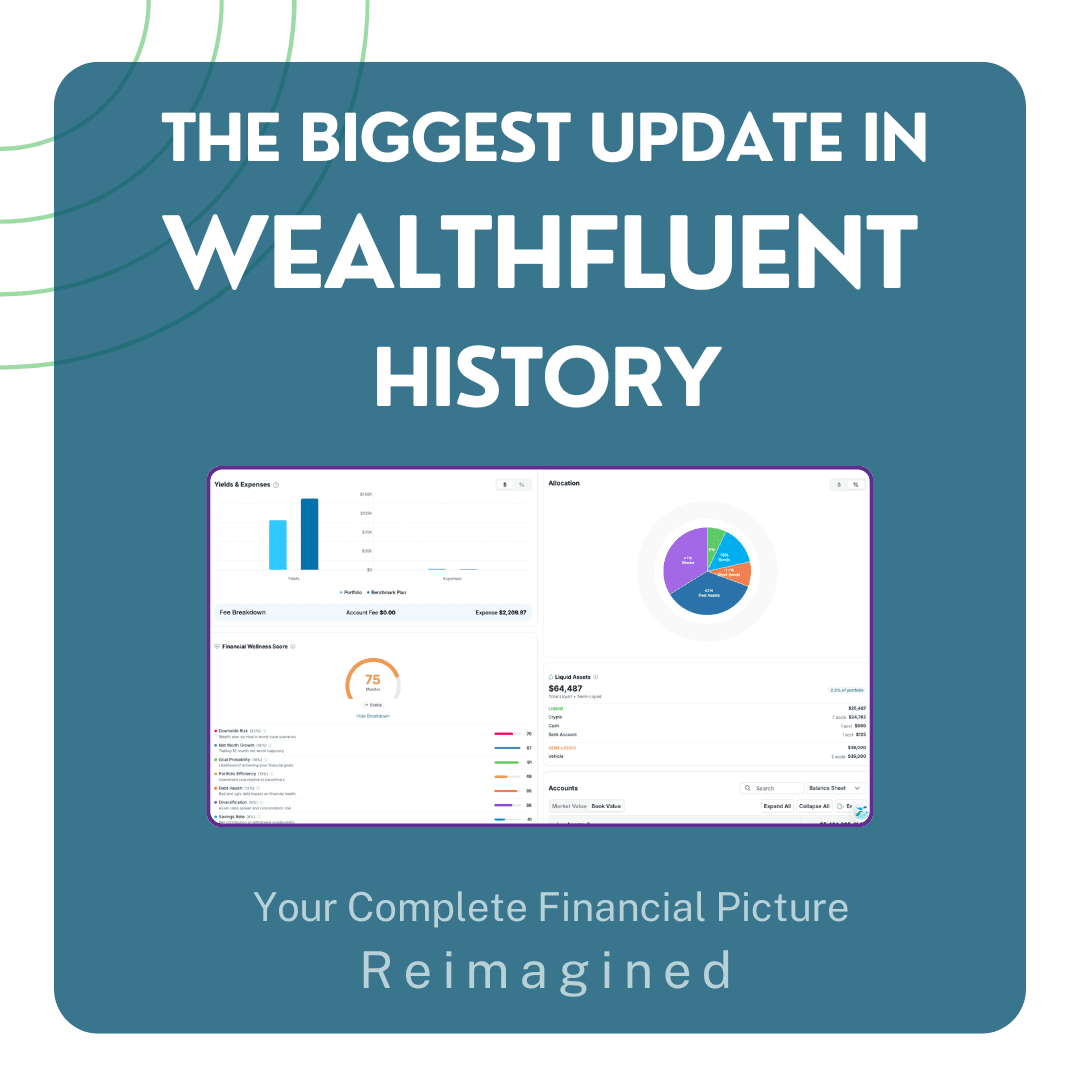 The Biggest Product Update in WealthFluent History: Your Complete Financial Picture, Reimagined